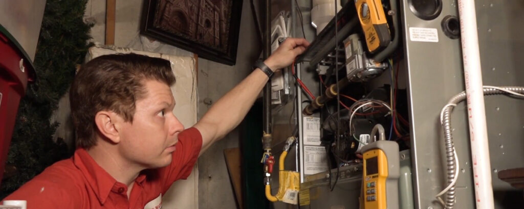 Jon Wayne Heating & Air furnace repair technician in Springfield, MO