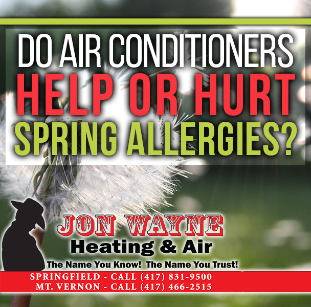 does an AC help with allergy symptoms