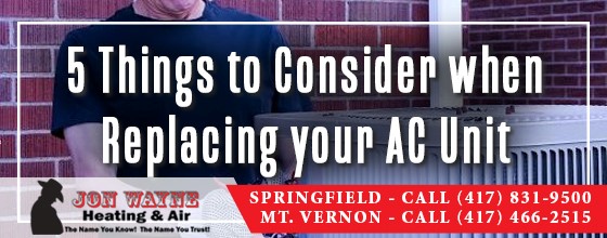 5 Things to Consider when replacing an AC