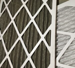 Dirty air filter can cause a filter to stop blowing hot air
