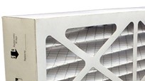 The arrow on a furnace filter