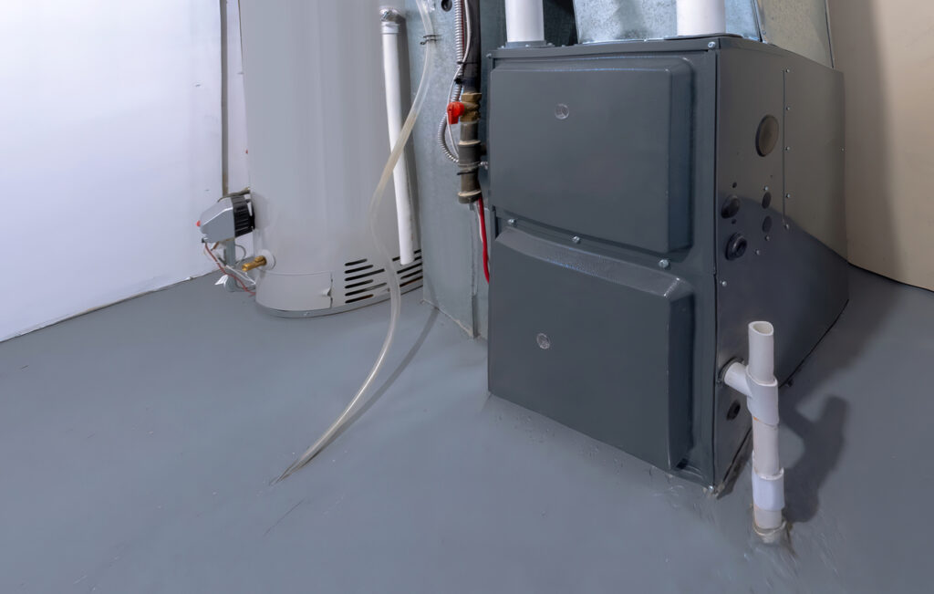 A high-efficiency home furnace.